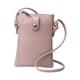 thumbnail image 5 of Monedero para teléfono pequeño y resistente bolso cruzado para llaves, informal, para compras al aire libre, viajes Rosa, 5 of 10