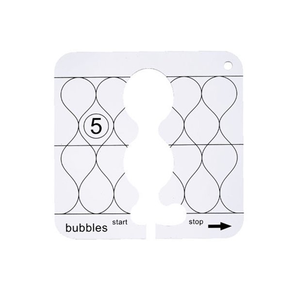 Naiovety Regla para acolchado de tela transparente, máquina de coser portátil a medida, plantilla de posicionamiento, accesorios artesanales, equipo de Type3 NO3 Naiovety HA011139-11