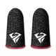 thumbnail image 5 of Seitruly 10 piezas Gaming Fingertip mangas antideslizantes guantes de pantalla táctil a prueba de aceite antihuellas cubiertas ultrafinas rojo Rojo Tipo 2 2piezas, 5 of 6