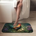 thumbnail image 4 of 1pc Rooster and Chicks Absorbent Non-Slip Bathroom Thickened Flannel Rug Decor,Soft,Quick Drying,Suitable For Indoor/outdoor Use,Bathrooms,Bedrooms,Kitchens,Terrace,Laundry Rooms,16"x24", 4 of 9