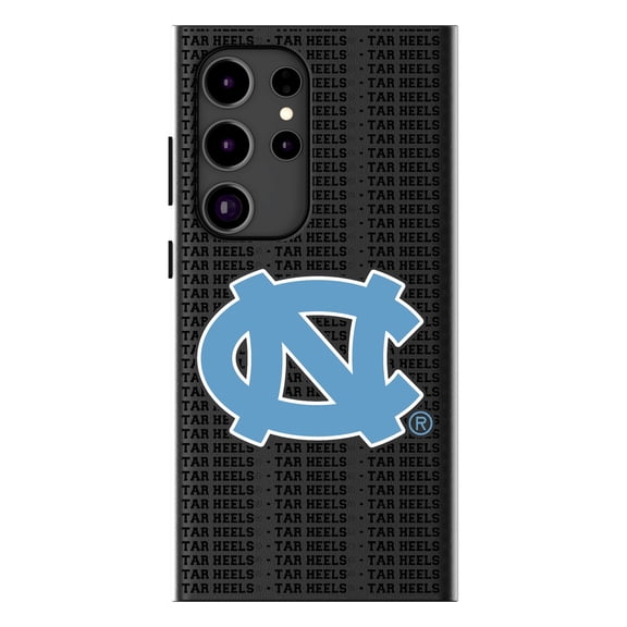 Keyscaper North Carolina Tar Heels Text Backdrop Galaxy Magnetic Bump Case
