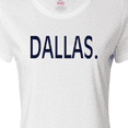 thumbnail image 4 of Inktastic Dallas in Blue Text Women's T-Shirt, 4 of 5