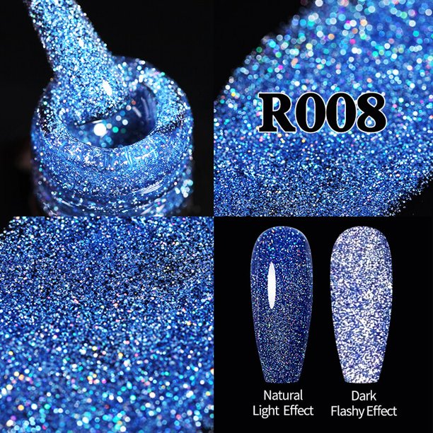 Azúcar UR 7,5 ml amarillo neón brillo reflectante Gel esmalte de uñas brillante Auroras Gel de uñas barniz para decoración de uñas barniz semipermanente Tan Jianjun unisex