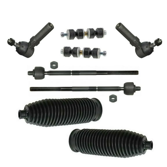 8 Pc Suspension Kit Rack and Pinion Bellow Boots Tie Rod Linkages & Sway Bars Fits select: 2001-2010 CHRYSLER PT CRUISER, 2001-2005 DODGE NEON