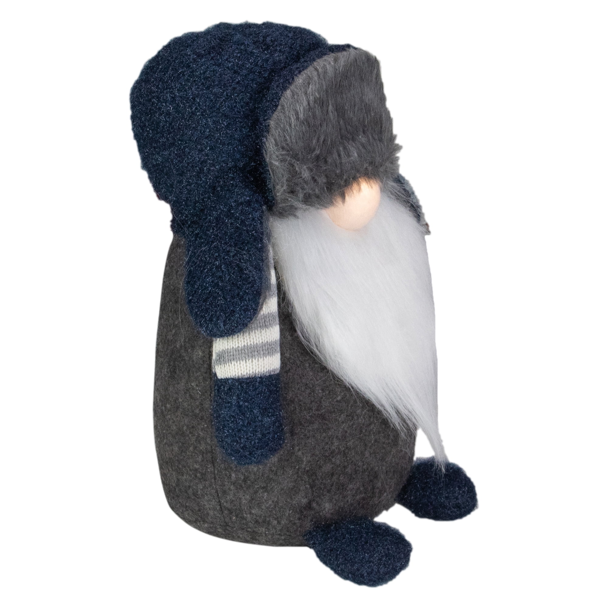 Northlight LED Lighted Standing Gnome Christmas Figure - 12.5" - Blue and Gray