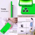 thumbnail image 4 of wangyu Neon Liquid Silicone Colorful Soft Case for iPhone 15 14 13 12 11 Pro Max Plus XS XR X Fluorescent Microfiber Cover, 4 of 7