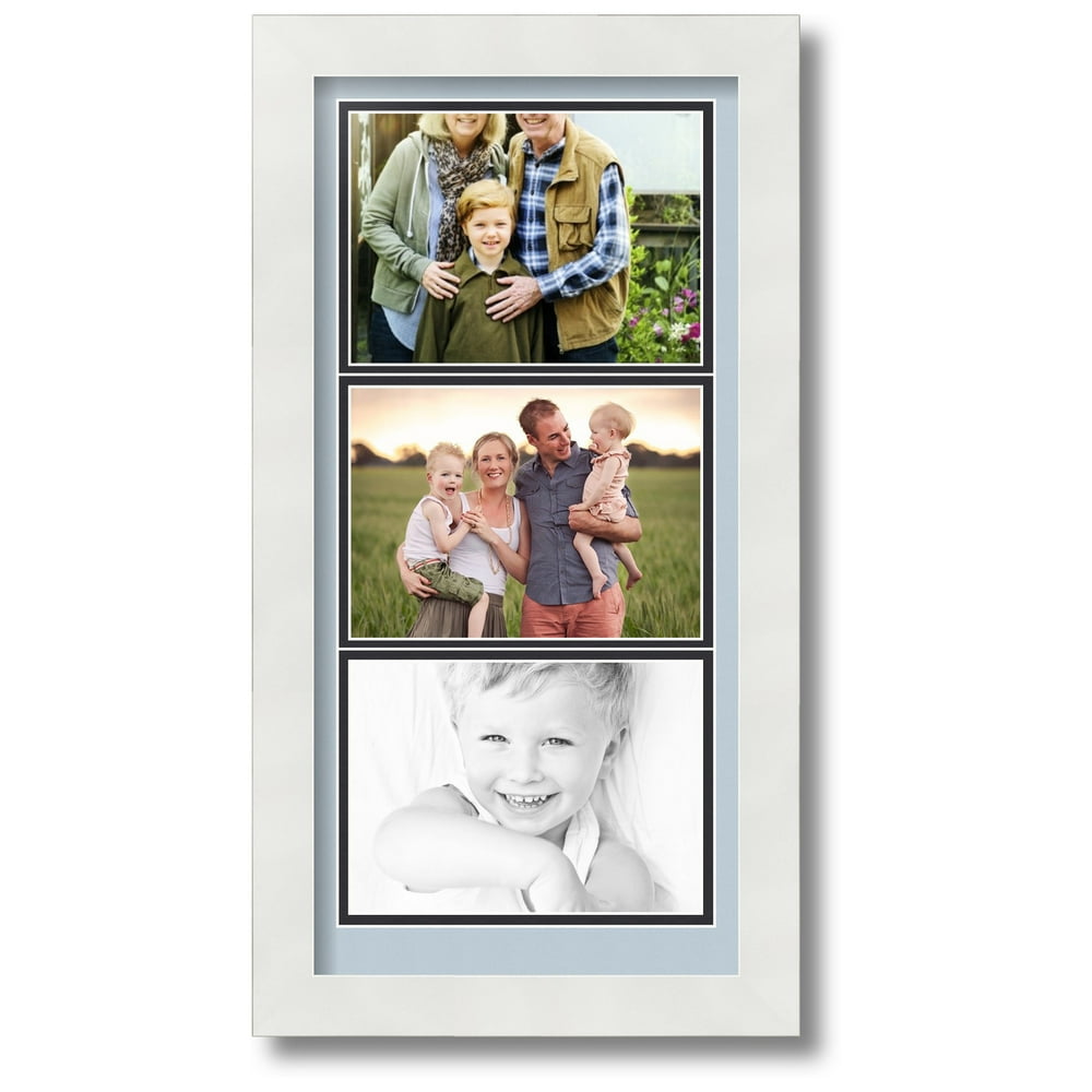 ArtToFrames Collage Photo Picture Frame with 3 5x7" Openings, Framed