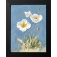 thumbnail image 2 of Nai, Danhui 19x24 Black Modern Framed Museum Art Print Titled - White Poppies I, 2 of 5