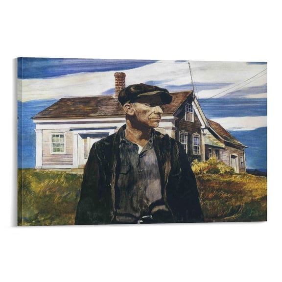 Andrew Wyeth Poster (10) Posters Art Print Wall Photo Paint Poster Hanging Picture Family Bedroom Decor Gift 16x24inch(40x60cm)