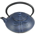 thumbnail image 4 of CUISILAND BLUE Théière en Fonte Libellule 27oz avec 2 Tasses, 4 of 8