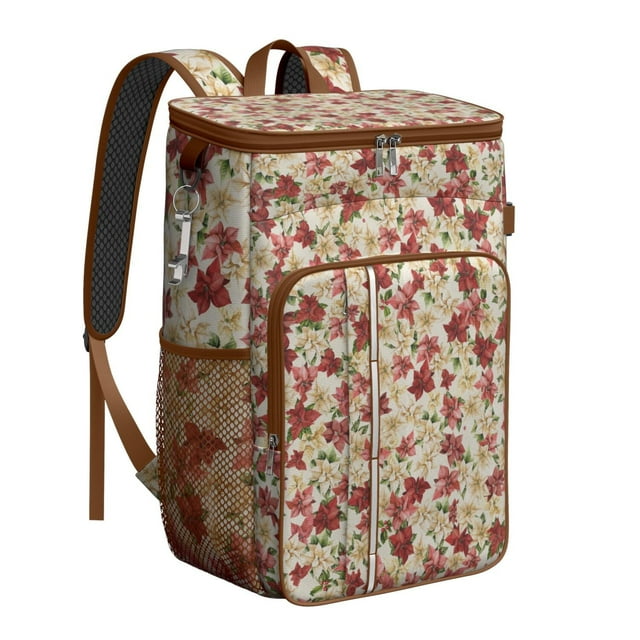Bright Colorful Floral Print Cooler Bag - 20L Soft Cooler with Long-Lasting Insulation, Perfect for Parties