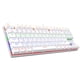 thumbnail image 1 of Teclado para juegos Trípode de doble capa Diseño ergonómico para computadora (Blanco rojo), 1 of 6