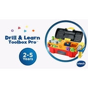 VTech Drill & Learn Toolbox Pro with Accessories, Baby and Toddler Toys