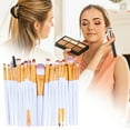 thumbnail image 4 of Makeup Brush Set, Synthetic Hair Brushes, 20 Pieces Professional Cosmetic Brush Kit for Face Eyes Lips, Wooden Handle Durable Design, Easy Powder Application, Home Use, 4 of 4
