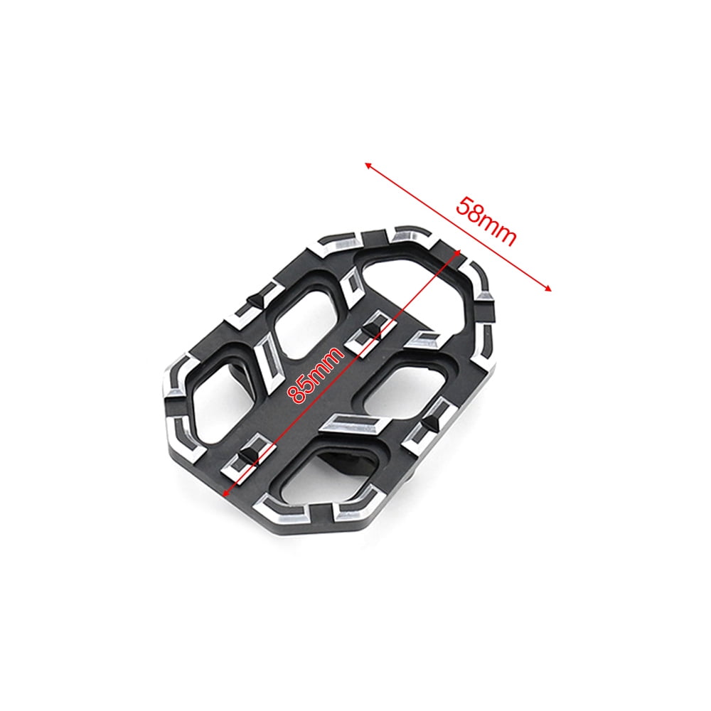 Irfora Motorcycle Foot Pegs Front Billet Wide Pedals Rest Footpegs Replacement for HONDA NC750 NC750X NC750S 2014-2020 Black