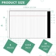 thumbnail image 2 of shiyou-5 x 8 Legal Pads,Small Notepad 5x8, 8 Pack White Note Pads,Narrow Ruled Lined Writing Note Pad, 30 Sheets Per Writing Pad,Perforated Lined Paper,Mini Notebook Paper for Office Business Home Sc, 2 of 4
