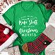 thumbnail image 3 of Gibobby Camiseta Navideña De La Mujer Camisetas estampado navideño para mujer, camisetas de manga corta, camisetas holgadas informales, camiseta de algodón(Verde,M), 3 of 5