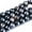 Black, variant on MATROOY 3 Strands 8mm Natural Agate Beads Luster Faceted Round Gemstone 47pcs/strand-SaddleCoffee