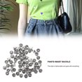 thumbnail image 3 of WHAMVOX 10 Sets Garment Button Clothing Buttons for Waist Adjustment Silver Copper, 3 of 5