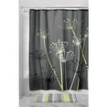 thumbnail image 4 of iDesign Gray Floral Polyester Shower Curtain, 72" x 72", 4 of 6