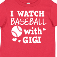 thumbnail image 4 of Inktastic I Watch Baseball with My Gigi Boys or Girls Toddler T-Shirt, 4 of 5