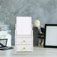 thumbnail image 2 of Boîte de Rangement pour Cosmétiques de Table, Miroir Cosmétique, Cosmétiques pour Commode, 2 of 9