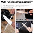 thumbnail image 5 of Ikoopy Kitchen Knife Honing Rod 10 Inch Carbon Steel Knife Sharpener Rod with Ergonomic Handle and Hanging Loop Honing Steel for Men, 5 of 10