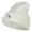 White, variant on Mini Unicorn Embroidered Short Beanie - White OSFM