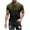 Mens T Shirts Army Green, variant on M-5XL Short Sleeve T Shirts for Men Big & Tall Crewneck Tshirts Plus Size Pullover Slim Casual Gradient Printed Basic Going Out Tees Tops