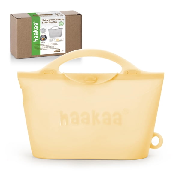 Esterilizador de Silicona para Microondas Haakaa 2000ml para Bebés
