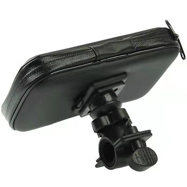 Bolsa para teléfono móvil de bicicleta, bolsa para espejo retrovisor de motocicleta eléctrica, soporte de navegación, bolsa impermeable y resistente a la lluvia para teléfono móvil