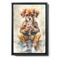 thumbnail image 2 of Hudo Harrier Funny Dog Poster Bathroom Wall Art Decor - Harrier Dog Canvas Wall Art - Bathroom Wall Art - Dog Room Decor, 2 of 5