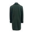 thumbnail image 5 of Roncen Women's Plaid Wool Blend Coat - Longline Notched Collar Winter Jacket with Button Front, 5 of 9