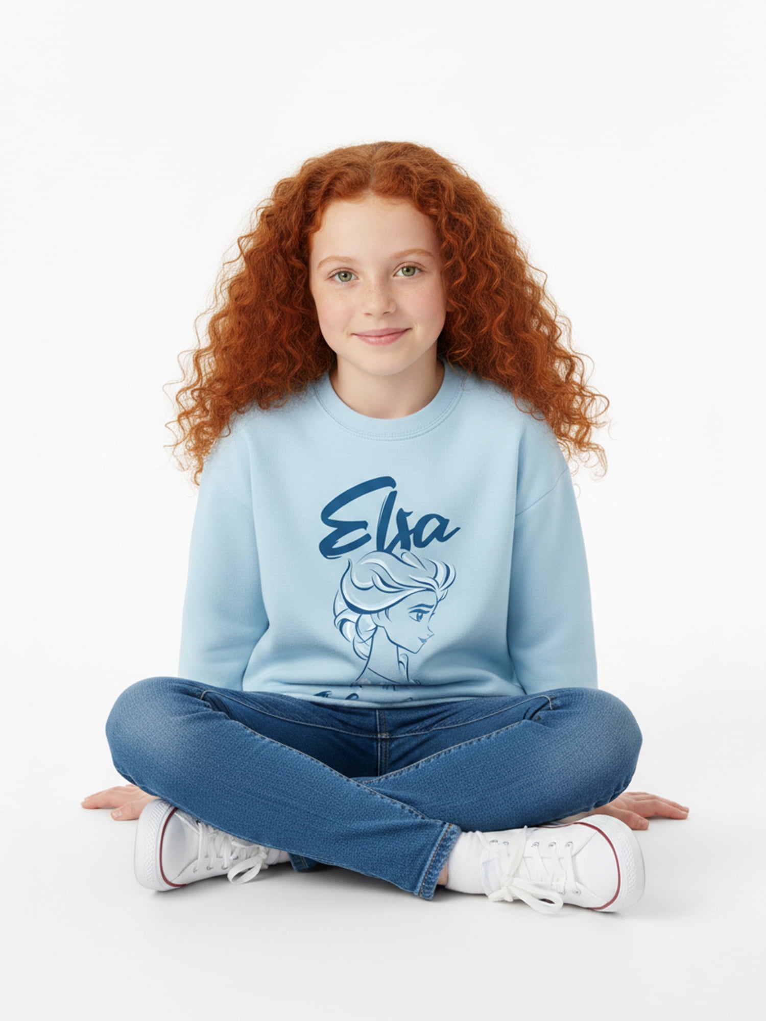 Frozen Girls The Snow Queen Graphic Sweatshirt, Sizes 4-16