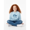 thumbnail image 6 of Frozen Girls The Snow Queen Graphic Sweatshirt, Sizes 4-16, 6 of 10