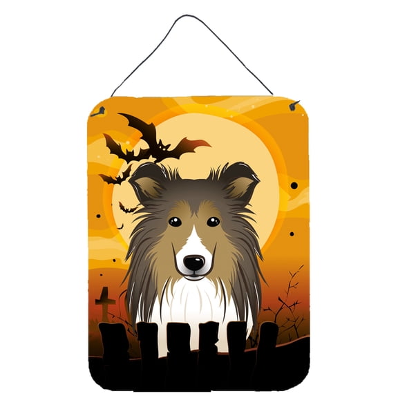 Halloween Sheltie Wall or Door Hanging Prints