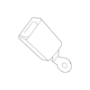 Genuine OE Porsche Seat Belt Receptacle - 991-803-186-00