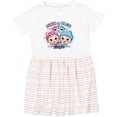 thumbnail image 3 of Inktastic Pink or Blue Your Big Sister Loves You Gender Reveal Girls Toddler Dress, 3 of 5