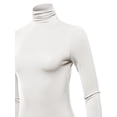 thumbnail image 4 of SSOULM Women's Slim Lightweight Long Sleeve Pullover Turtleneck Shirt Top With Plus Size, 4 of 5