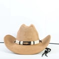 thumbnail image 4 of Chapeau de Cowboy Western pour l'Extérieur, Style Jazz Classique, Couvre-Chef, Convient au Quotidien, Décontracté et Saisonnier, 4 of 5