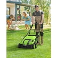 thumbnail image 2 of SWIPESMITH 16” 15 Amp Electric Dethatcher Scarifier, Lawn with 5-Position Depth Adjustment, 14.5 Gal Removable Thatch Collection Bag, Quick-Fold, Keeps Health, 2 of 7