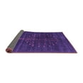 thumbnail image 2 of Ahgly Company Indoor Square Abstract Purple Contemporary Area Rugs, 8' Square, 2 of 4
