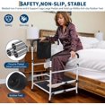 thumbnail image 2 of Royalbelle Step Stool with Dual Handle and Non Skid Rubber Platform,Bed Rails with Adjustable Height Bed Safety Step,Handicap Steps for Elderly,Daily Support,Double Handrails and Double Layers, 2 of 7