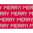 thumbnail image 1 of Pack of 1, Sweet Merry Wrapping Paper 26" x 833', Full Ream Roll for Celebration, Party, Holiday, Birthday and Events, Made in USA, 1 of 1