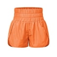 thumbnail image 3 of KVPLBQFD Girls Volleyball Shorts Girls Spandex Shorts Scrunch Shorts High Waist Jeans Toddler Clothes Dance Clothes for Girls Gymnastic Shorts, Orange 7-8 Years, 3 of 9