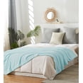 thumbnail image 3 of Simple&Opulence Mint Green Throw Blanket for Couch-Super Soft Fluffy Blankets for Women 50x70 Inches Cozy Lightweight Fleece Blanket for Home Décor, 3 of 6
