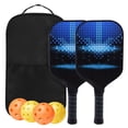 thumbnail image 3 of koolsoo Pickleball Paddles with Carry Bag Nonslip Grip Portable with 4 Balls Rackets for Small Square, 3 of 8