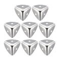 thumbnail image 1 of Unique Bargains Metal Box Corner Protectors Edge Guard Protector 25 x 25 x 25mm Silver Tone 8 pcs, 1 of 3