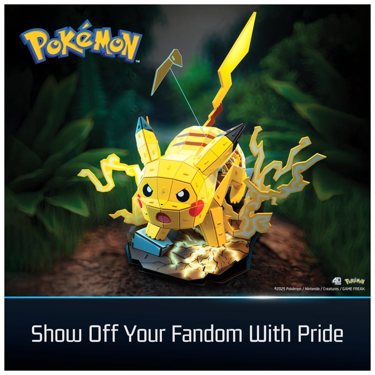 4D Build Pokemon Pikachu 3D Model Kit, 201 Pieces photo 6