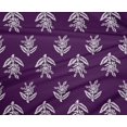 thumbnail image 4 of oneOone Polyester Lycra Feuilles & Imprimé Floral Bloc Tissu BTY 56 Pouces de Large, 4 of 4